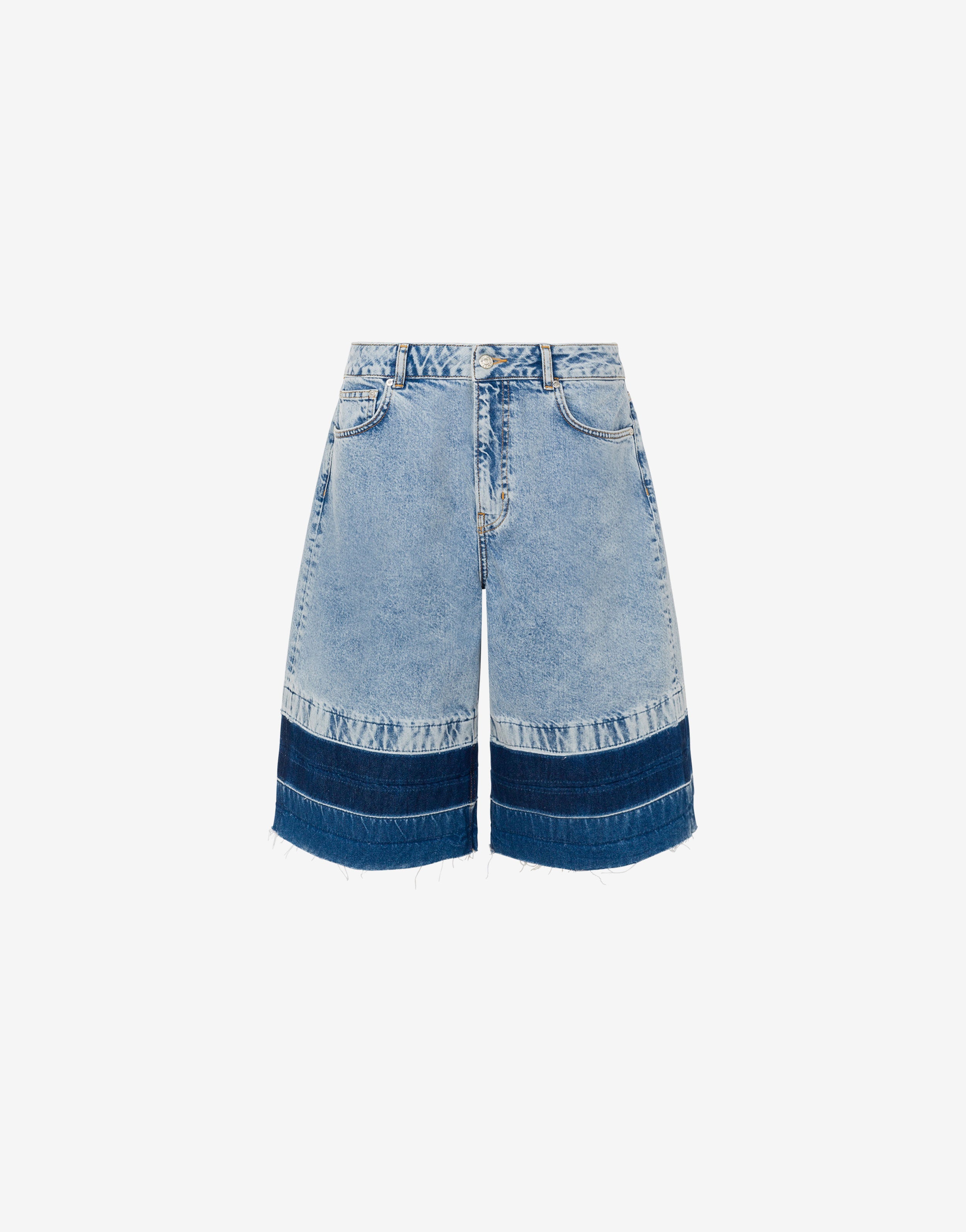 Bermuda shorts in denim Moschino Jeans | Moschino