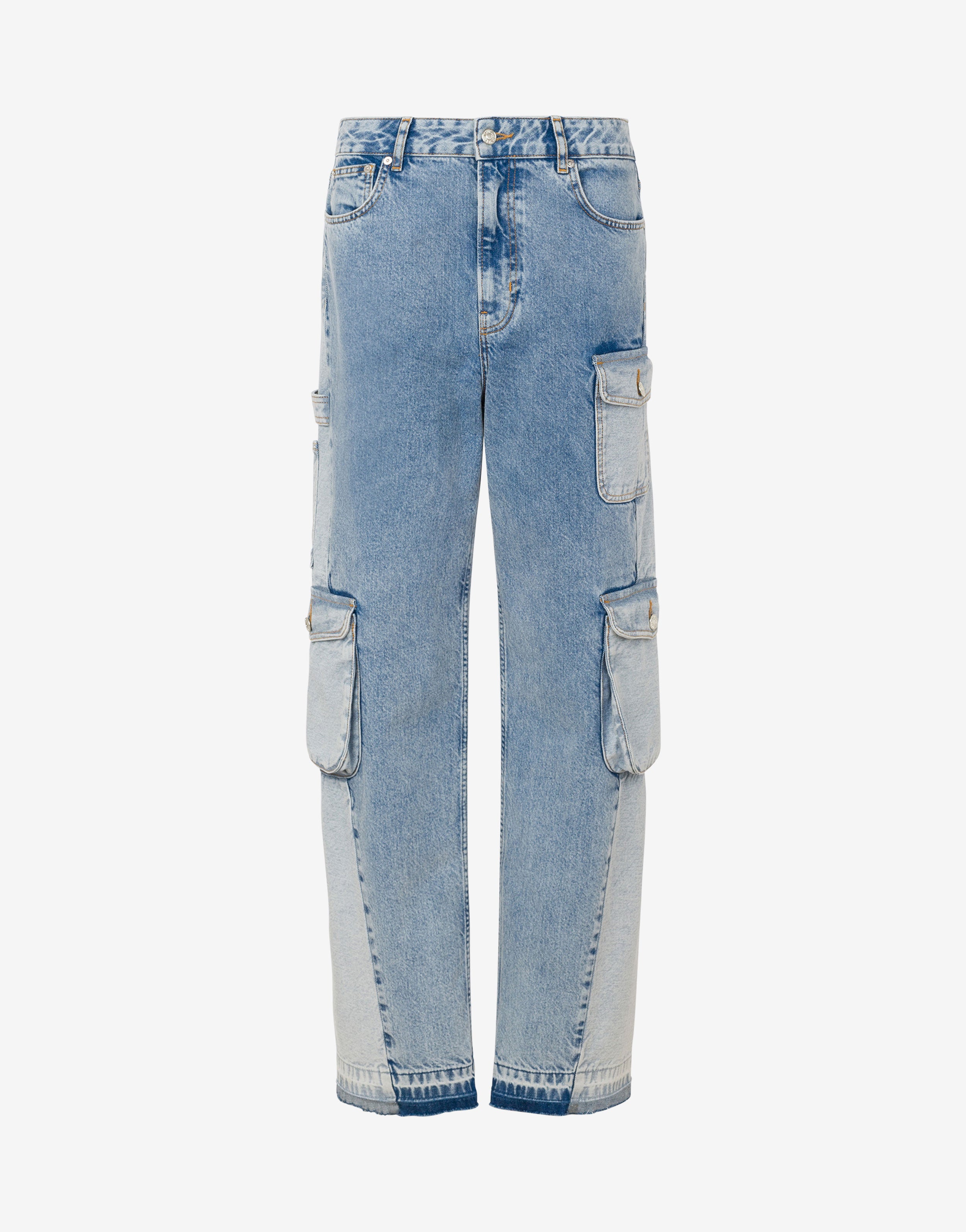 パンツ MOSCHINO Women Straight Pants 031905220285 Blue MOSCHINO JEANS straight-leg Denim Pants | Blue | FARFETCH