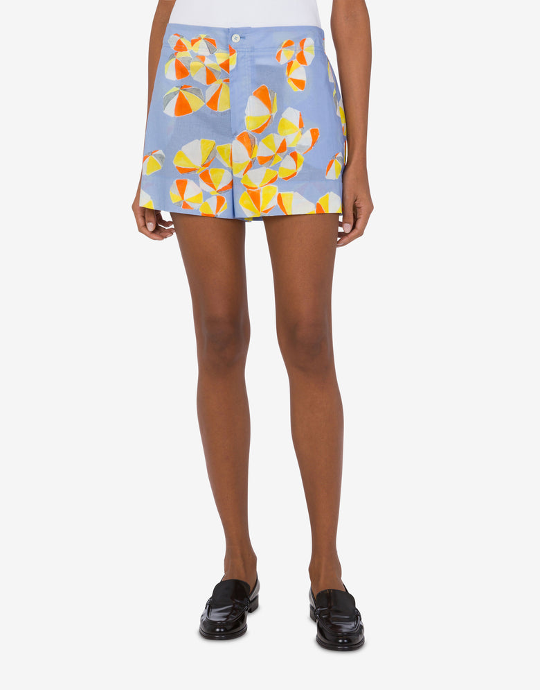 Voile shorts Beach Umbrella Azure Moschino Jeans 1