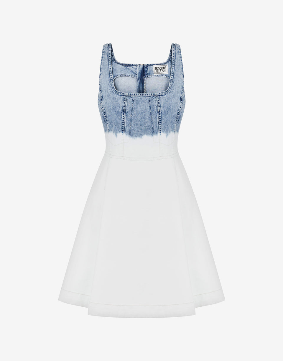 Lightweight denim dress White Moschino Jeans 0