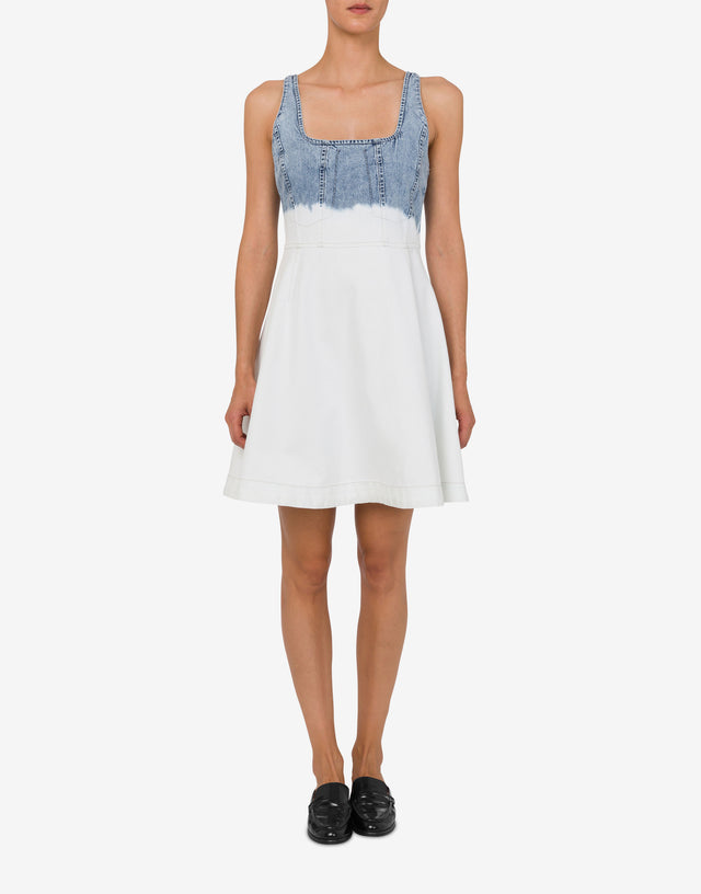 Lightweight denim dress White Moschino Jeans 1