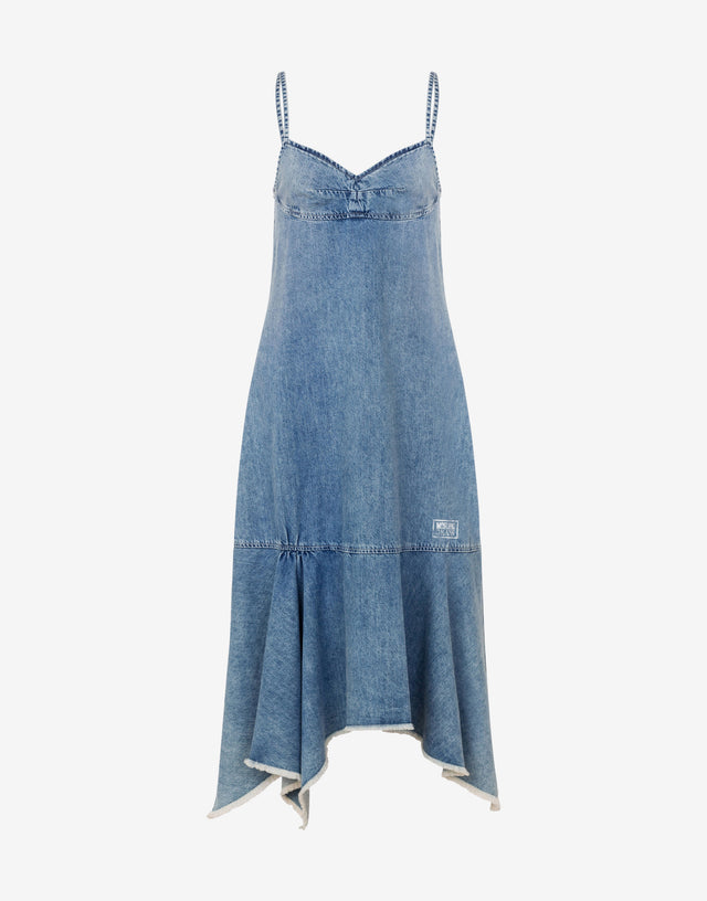 Light denim dress Blue Denim Moschino Jeans 0
