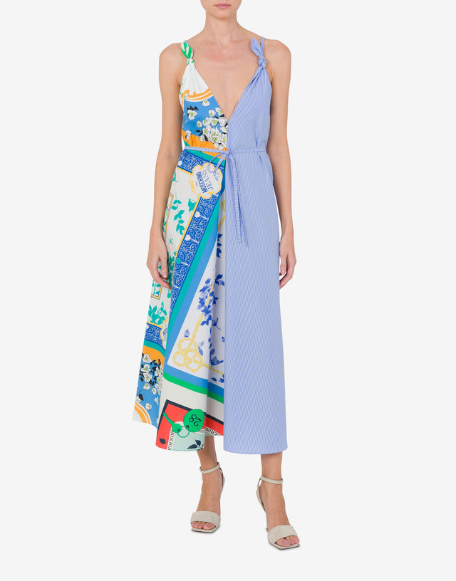 Dress in striped poplin  Moschino Jeans 1