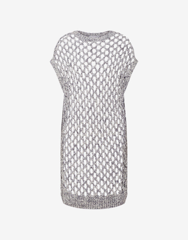 Openwork knit dress Black Moschino Jeans 0