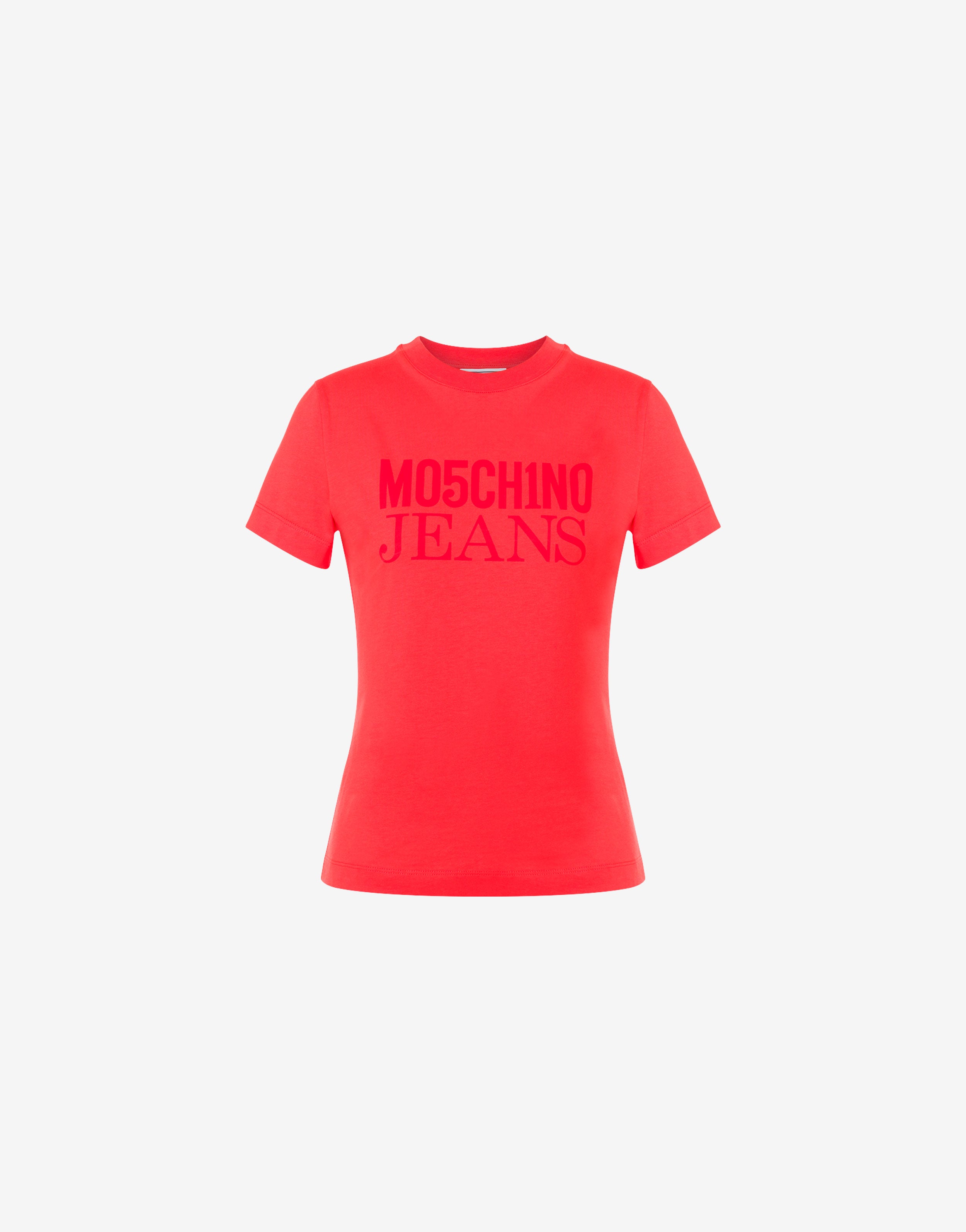 ★Moschino★ Jeans Piece Love Jersey T-Shirt AEF251K20718373 Jersey T-shirt Peach & Love Moschino Jeans | Moschino