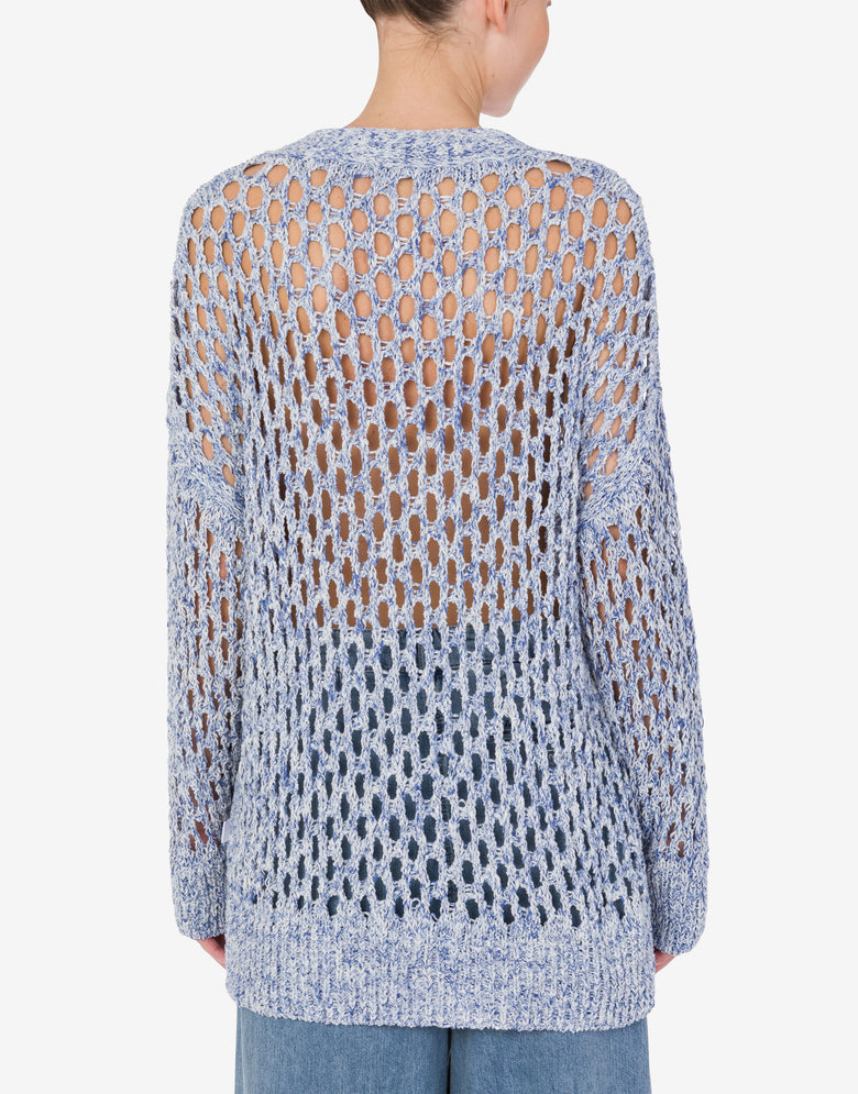 Knit cardigan Azure Moschino Jeans 2