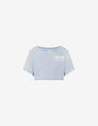 T-shirt in felpa con stampa