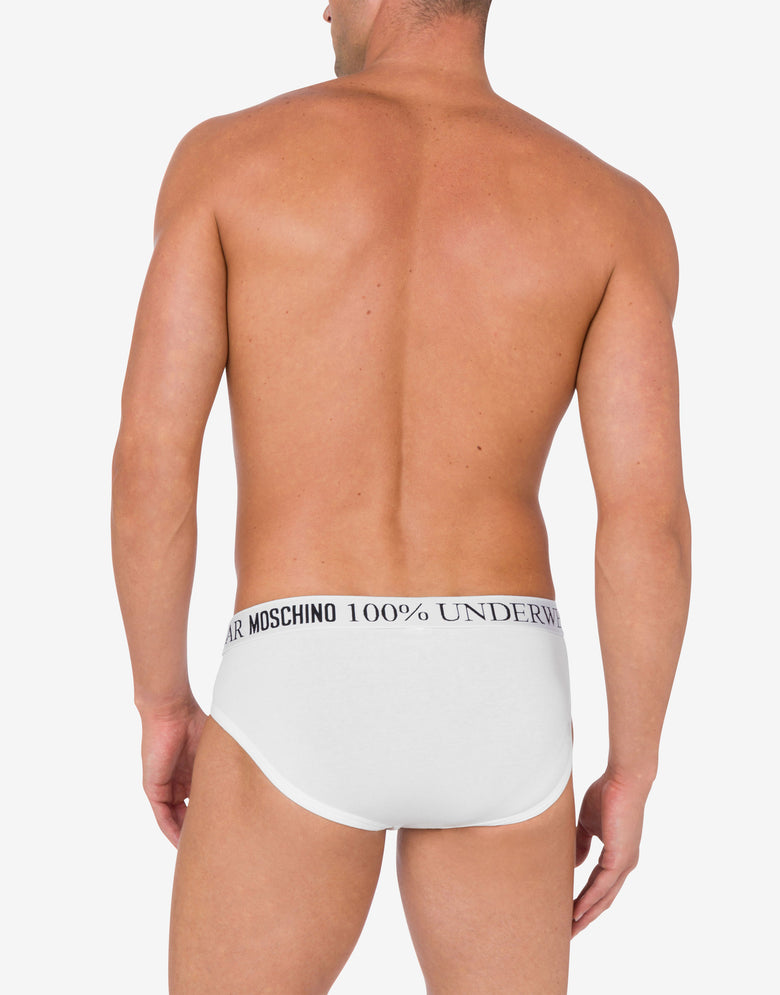 Slip in stretch jersey 100% Moschino White Moschino 2