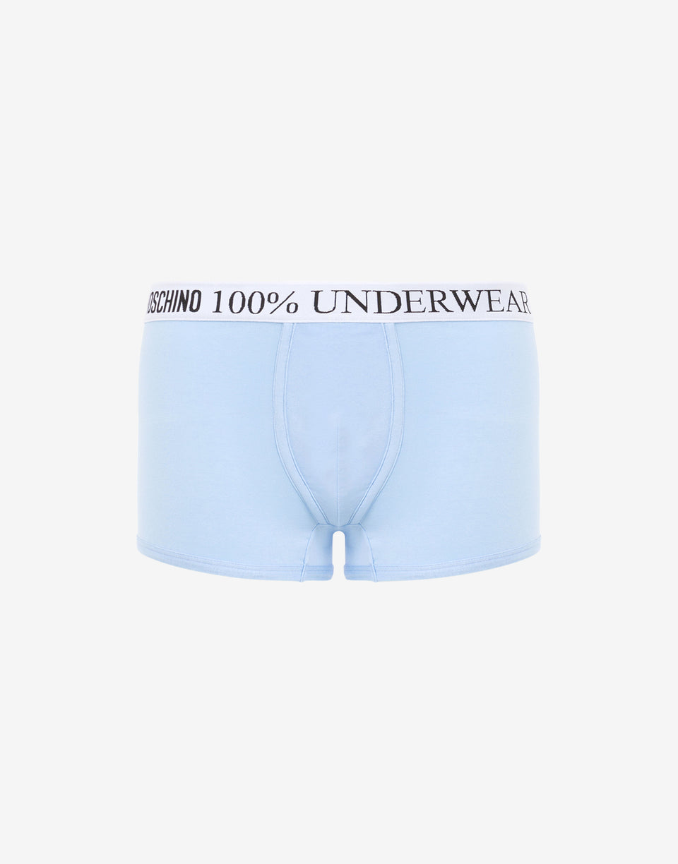 Boxer en jersey stretch 100% Moschino Bleu clair Moschino 0