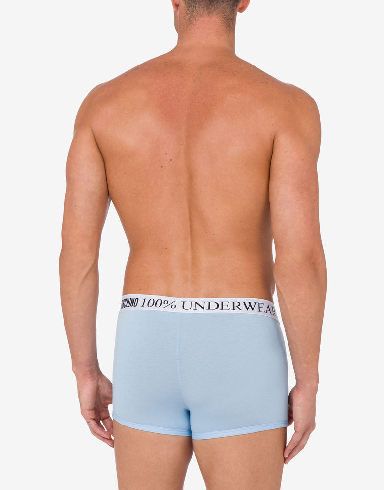 Boxer en jersey stretch 100% Moschino Bleu clair Moschino 2