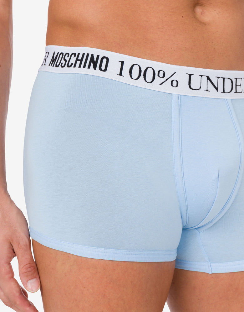 Boxer en jersey stretch 100% Moschino Bleu clair Moschino 3