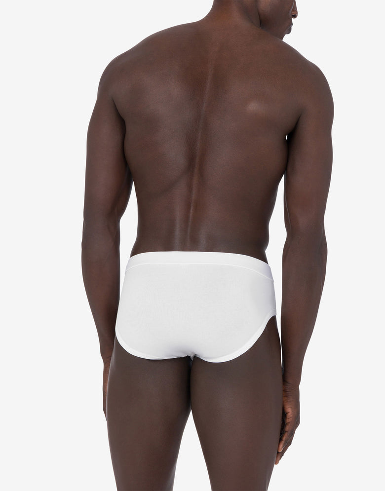 Ensemble de 2 slips en jersey stretch My Valentine Noir Moschino 2