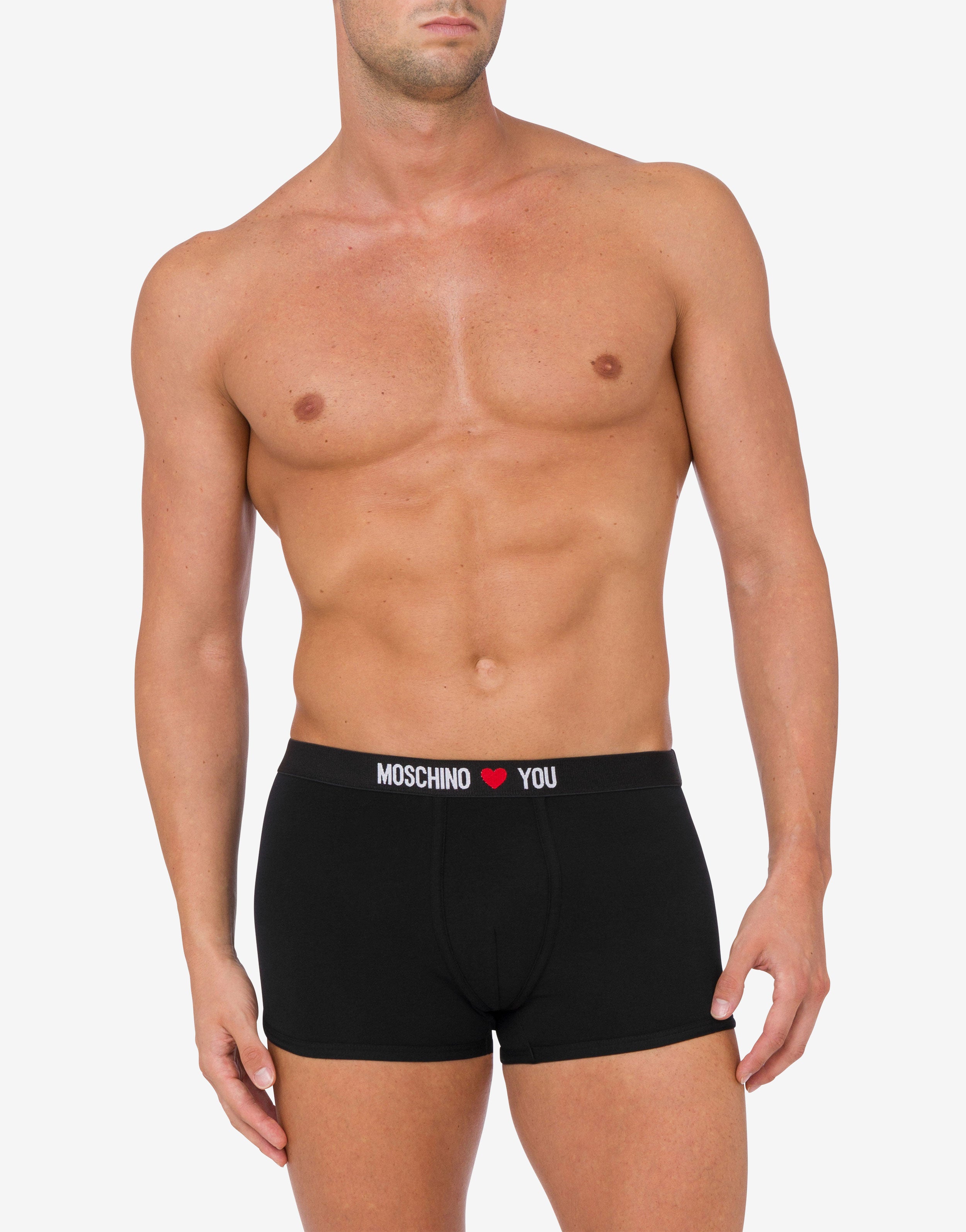Set of 2 boxers in stretch jersey My Valentine | Moschino