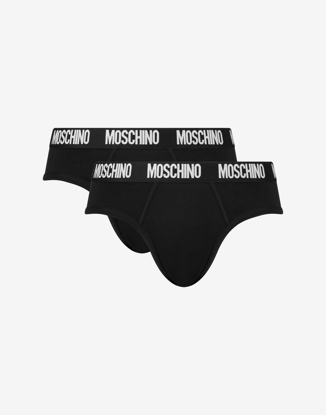 Set di 2 slip Logo Band Nero Moschino 0