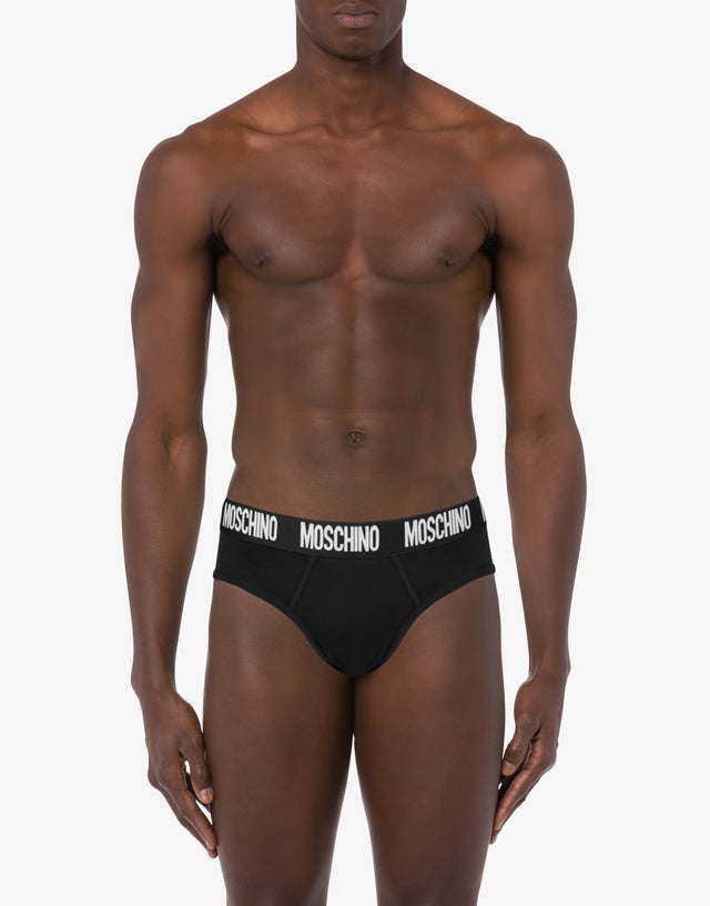 Set di 2 slip Logo Band Nero Moschino 1