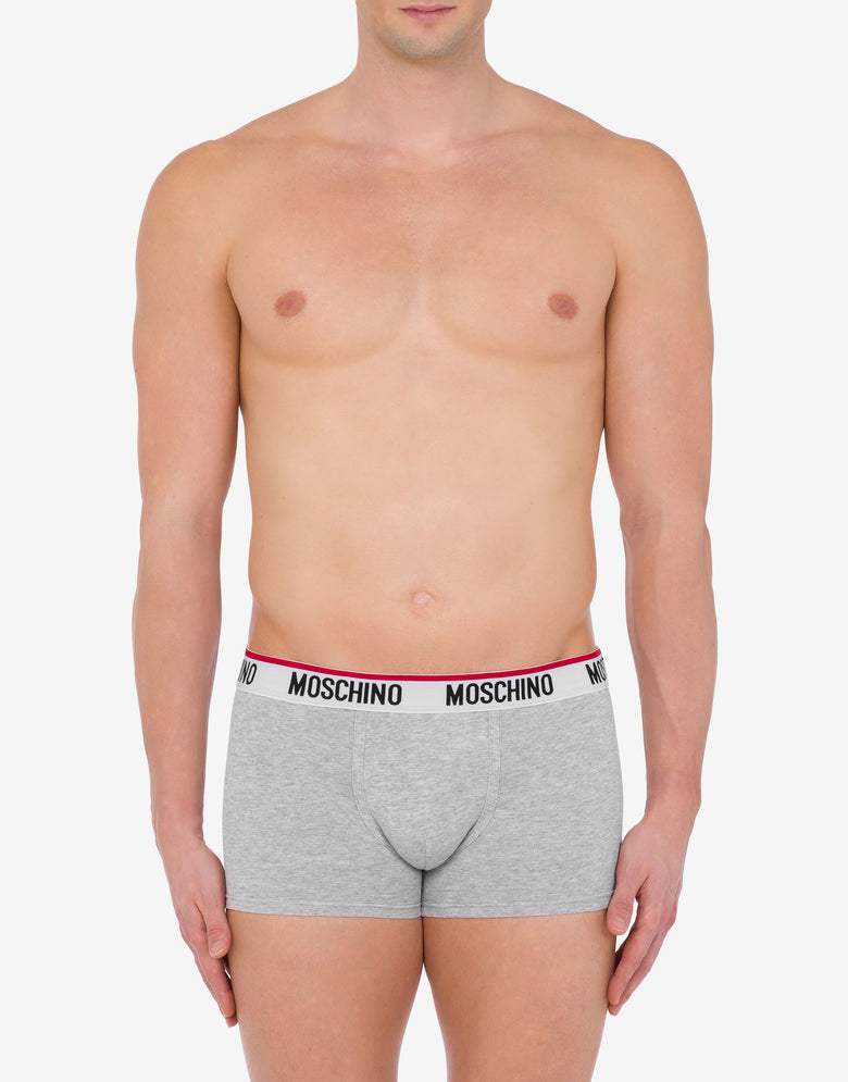 Set di 3 boxer Logo Band Nero Moschino 4