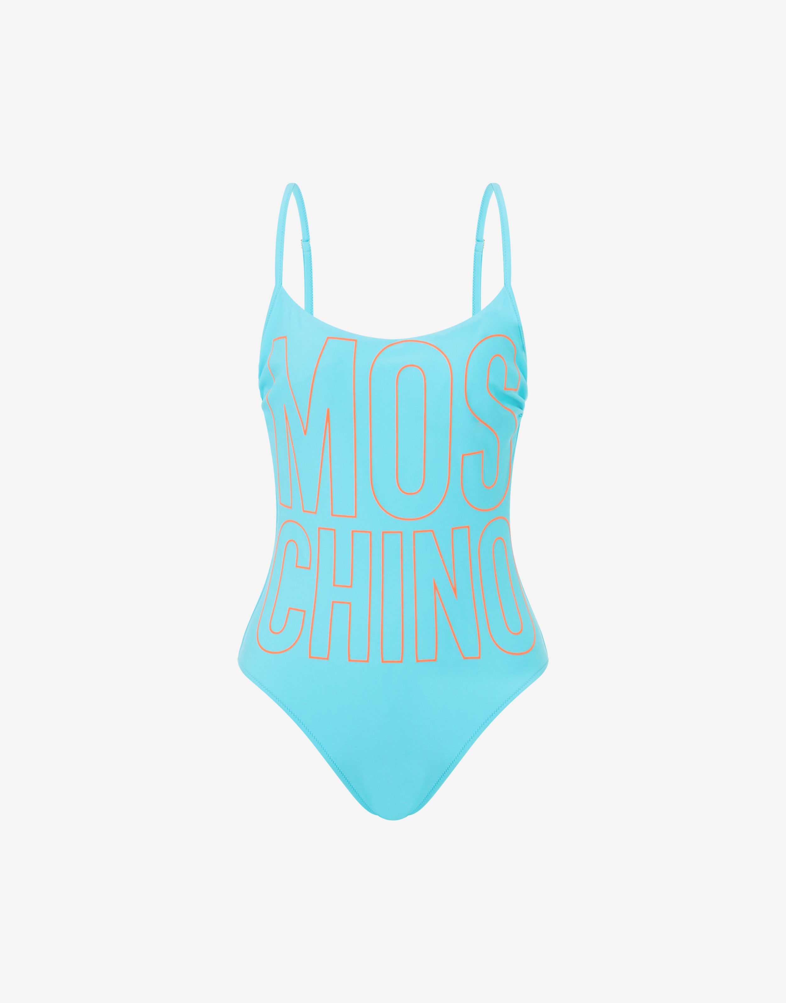 ワンピース MOSCHINO Rubber Logo One-piece Swimsuit | Moschino