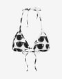 Haut de bikini imprimé lunettes de soleil