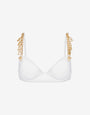 Lettering Charm Bikini Top