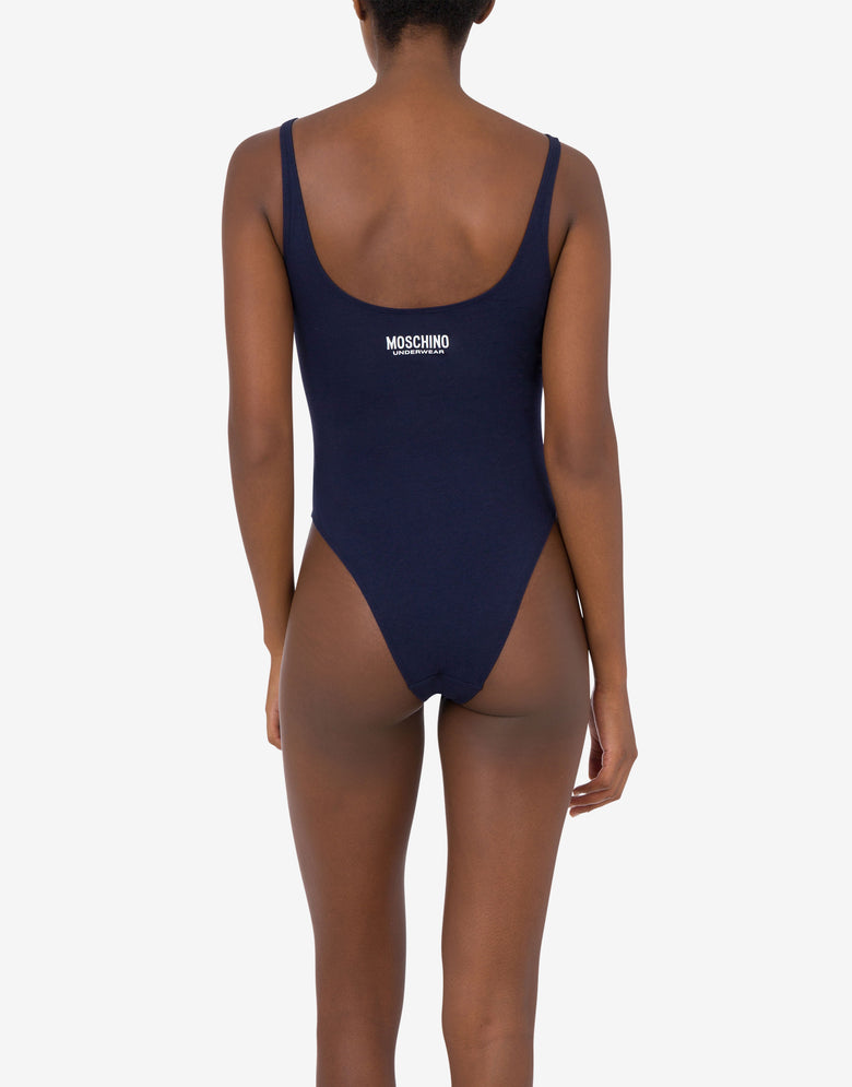 Do Not Disturb Bodysuit Dark blue Moschino 2