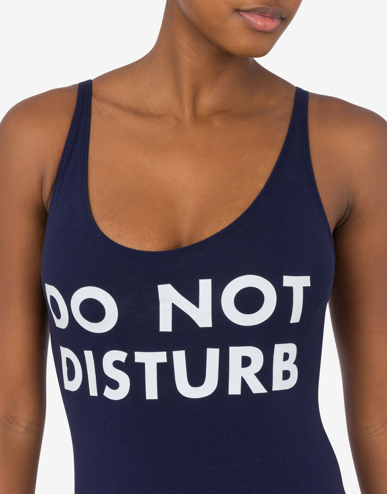 Do Not DisturbCuerpo Azul oscuro Moschino 3