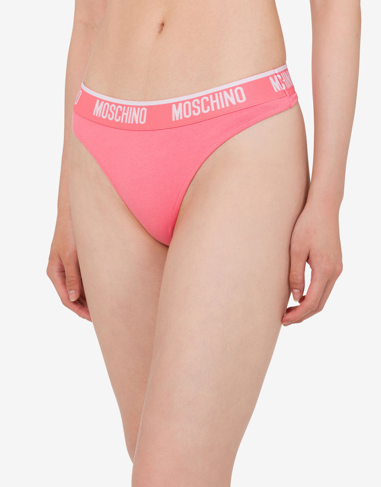Slip Elastic Logo Band Rose Moschino 1