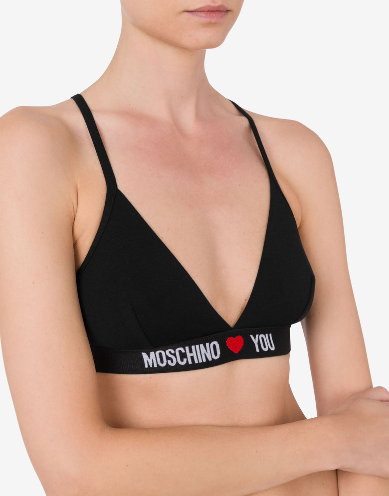 Moschino Loves YouSujetador Negro Moschino 3