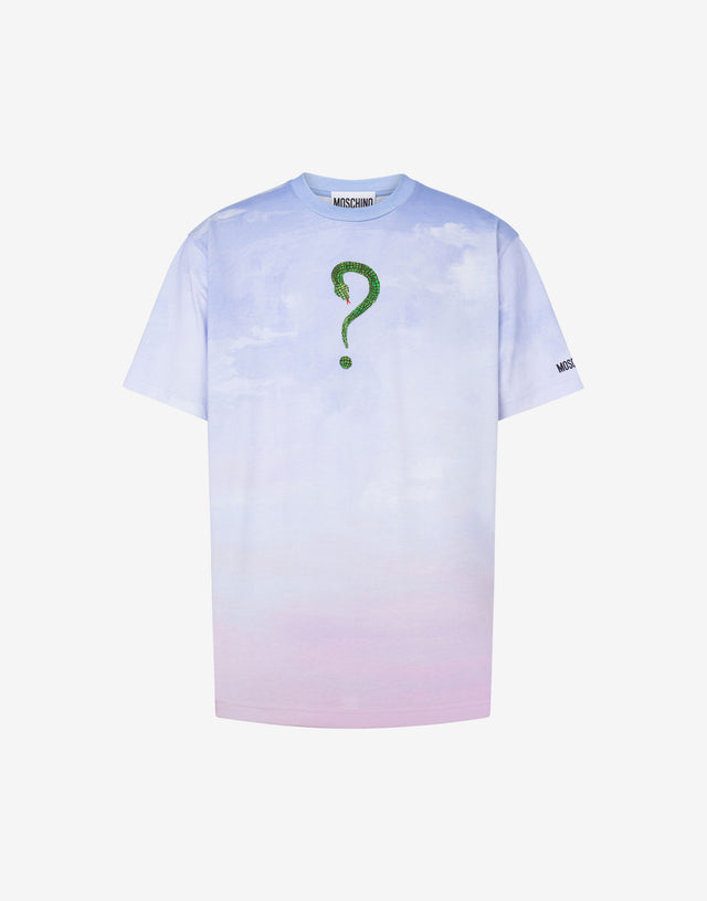 T-shirt in jersey organico Lunar New Year Multicolor Moschino 0