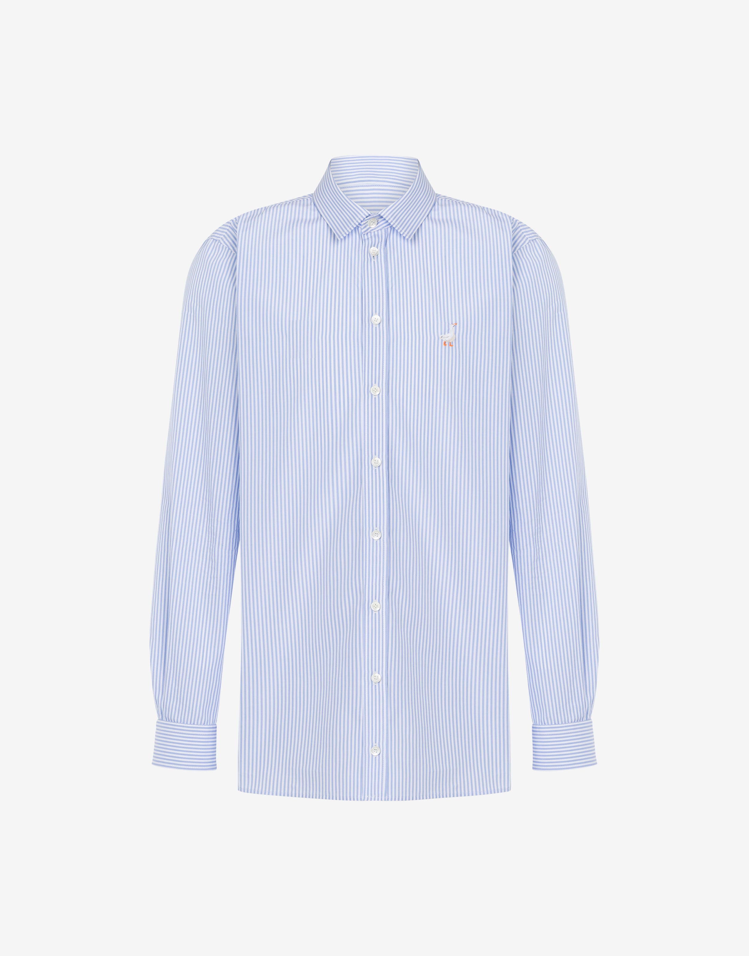 府绸衬衫Goose Embroidery