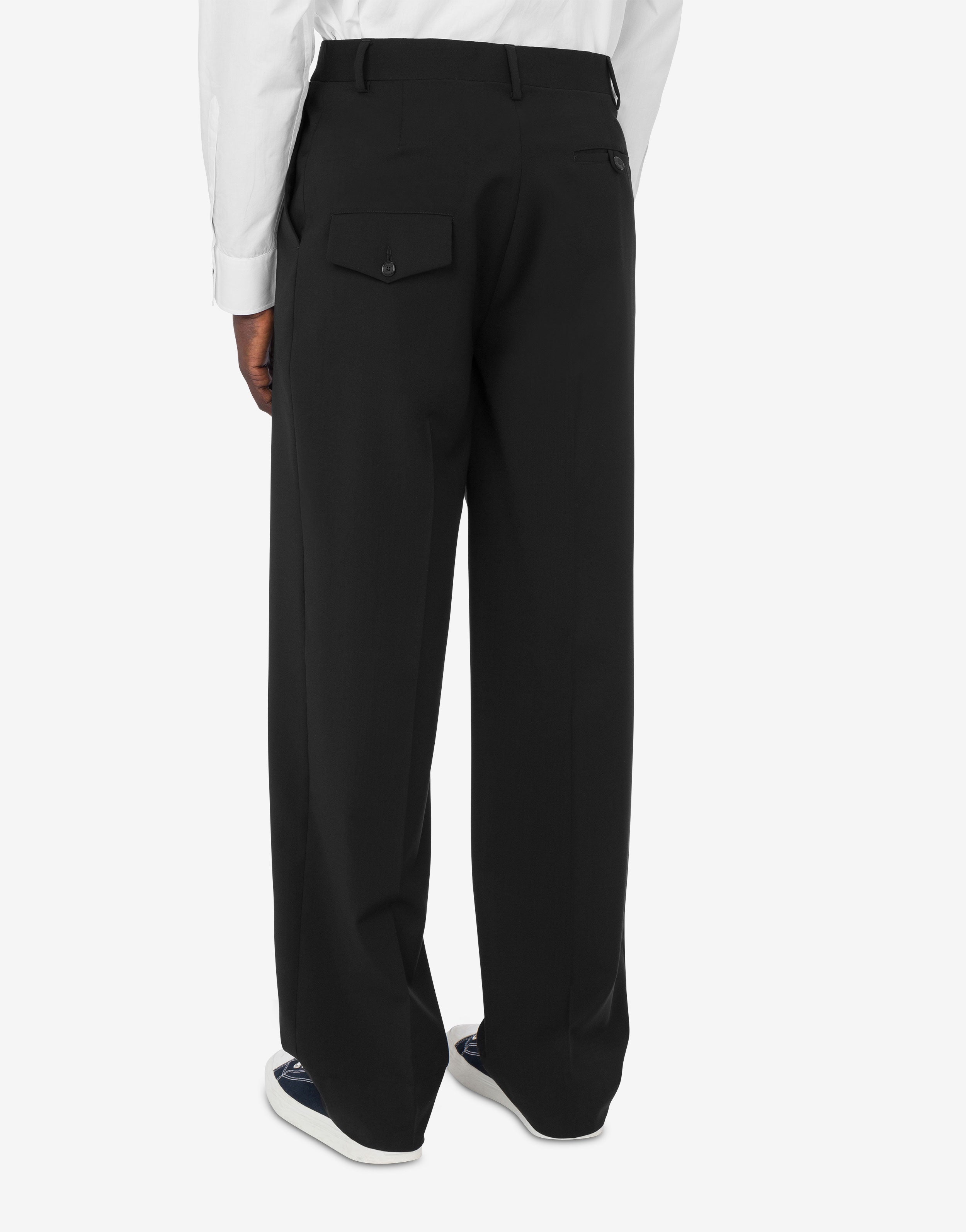 パンツ Moschino SS25 VIRGIN WOOL PANTS (03010517 0555) Wool Canvas Pants | Moschino