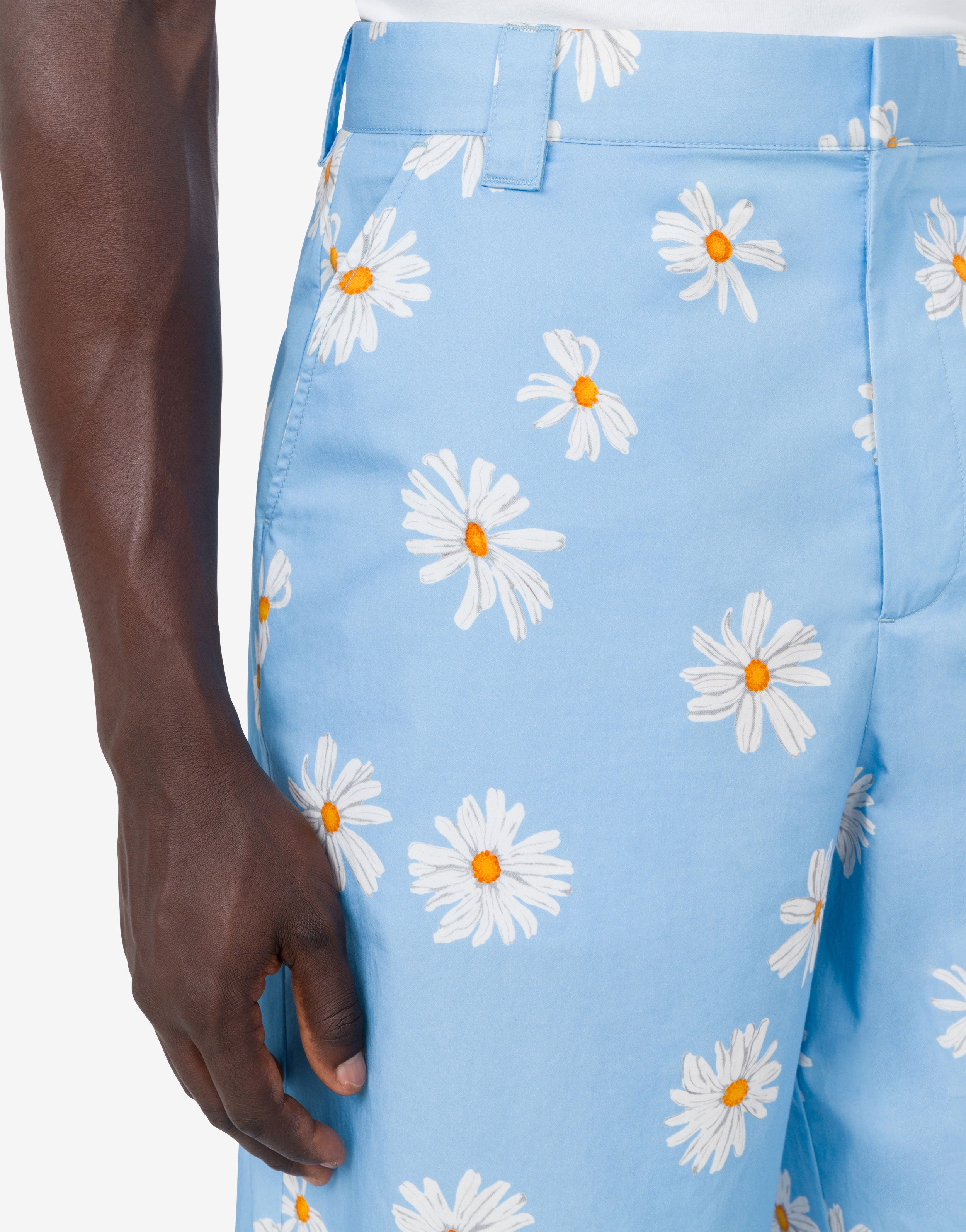 Satin Bermuda Allover Daisy | Moschino