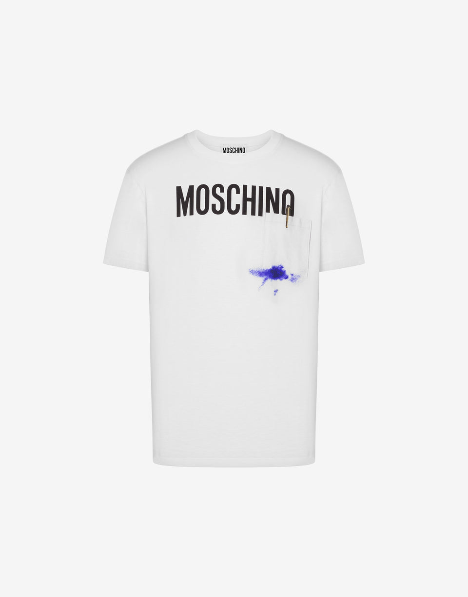 Office Inspiration jersey T-shirt White Moschino 0