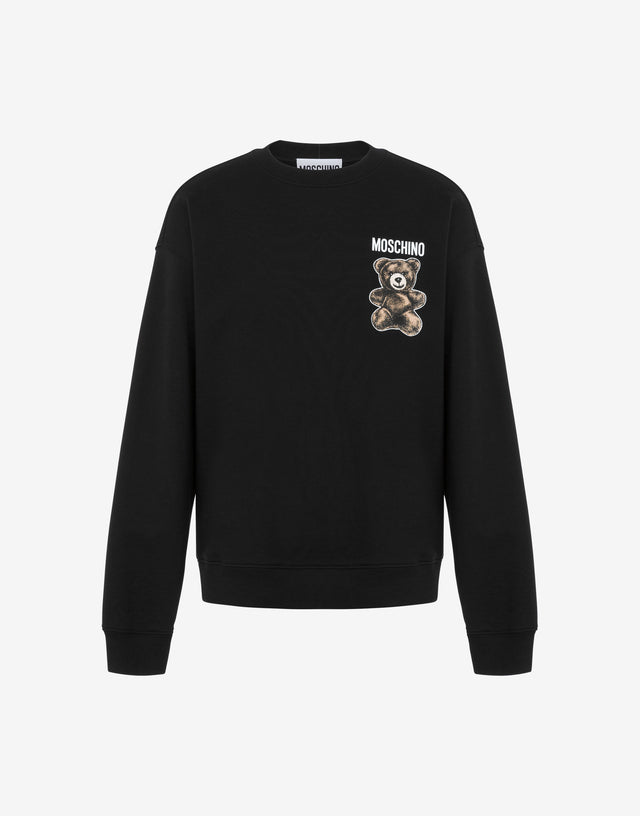 Sweatshirt Little Teddy Bear Black Moschino 0