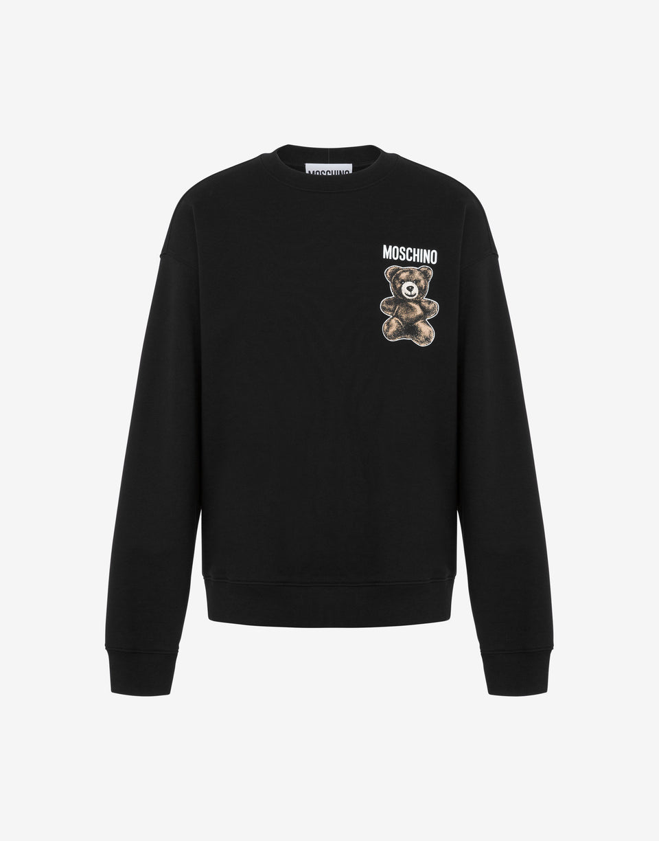 Sweatshirt Little Teddy Bear Black Moschino 0