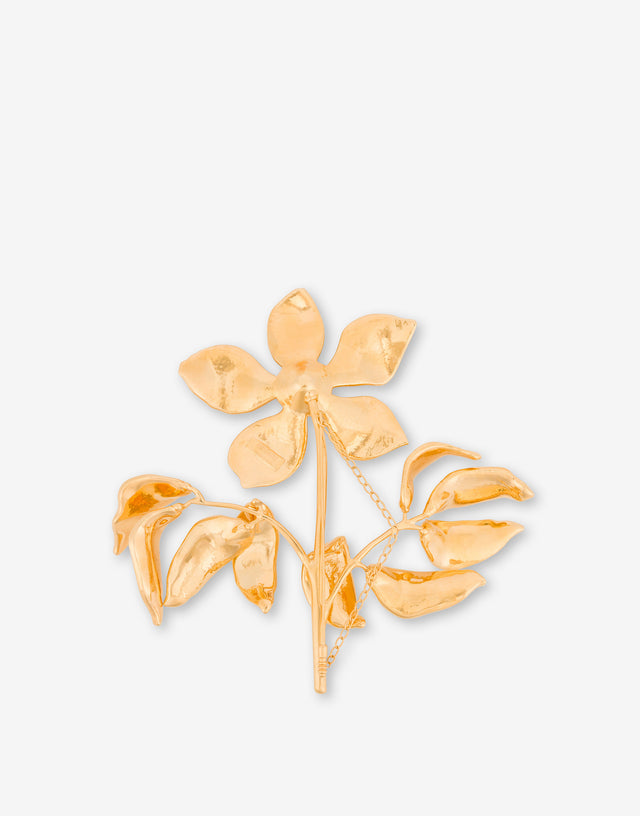 Maxi metal brooch Gold Moschino 1