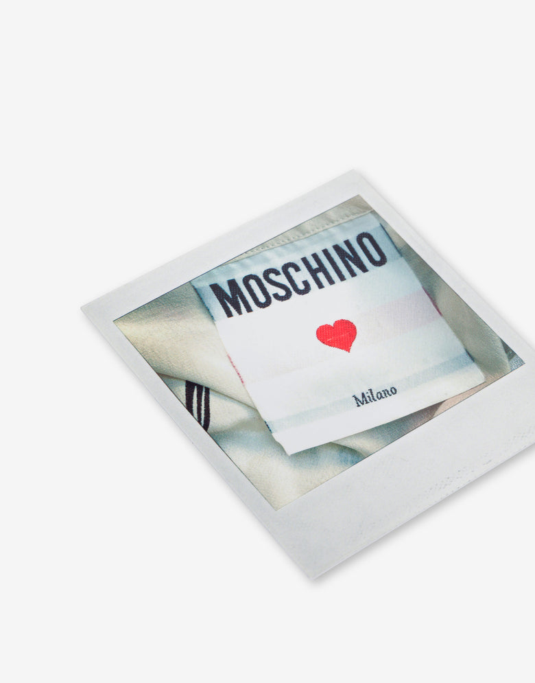 Polaroid-Brosche Weiß Moschino 2