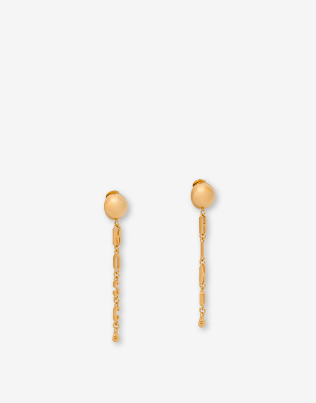 Pendientes colgantes de metal Gold Moschino 1