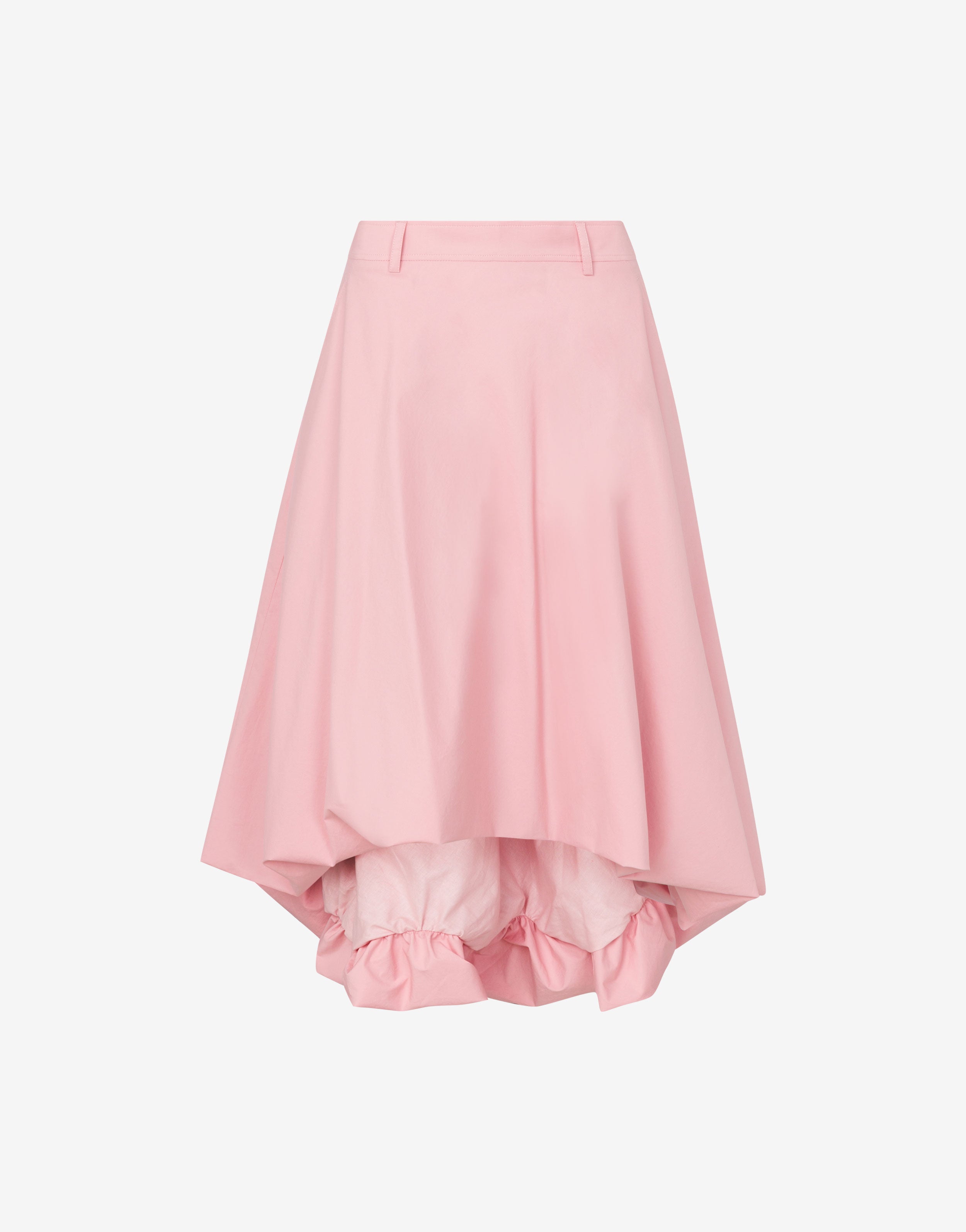 Cotton poplin skirt