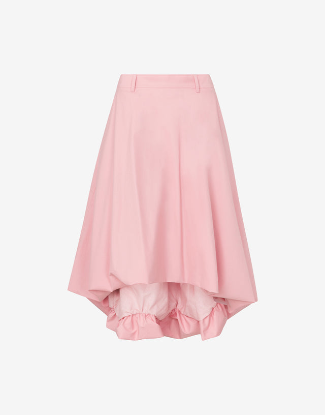 Baumwoll-Popeline-Rock Konfetti-Rosa Moschino 0