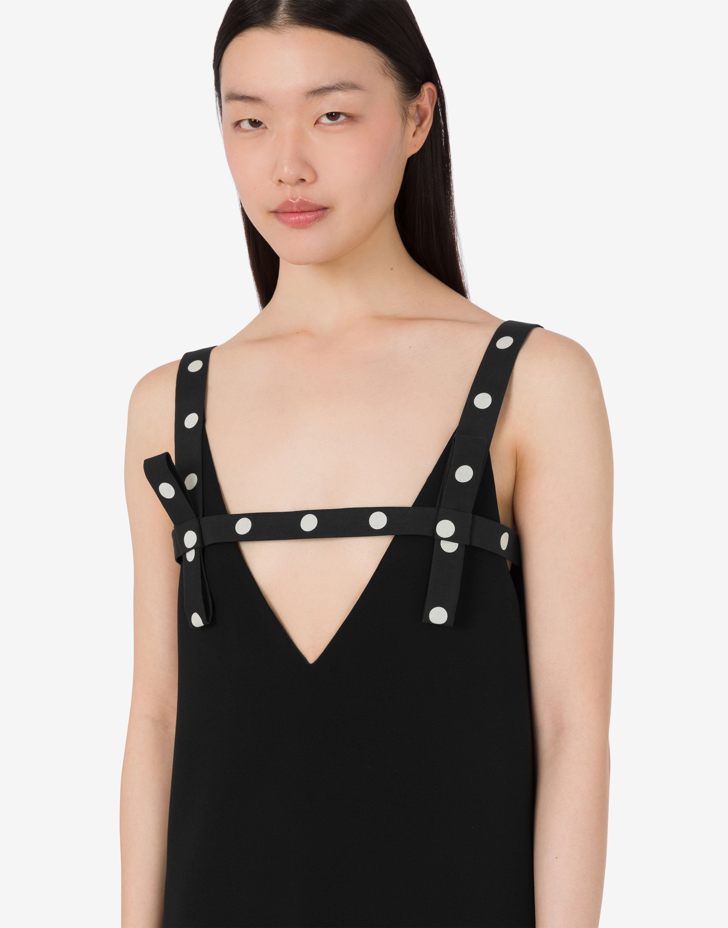 Stretch crepe dress | Moschino