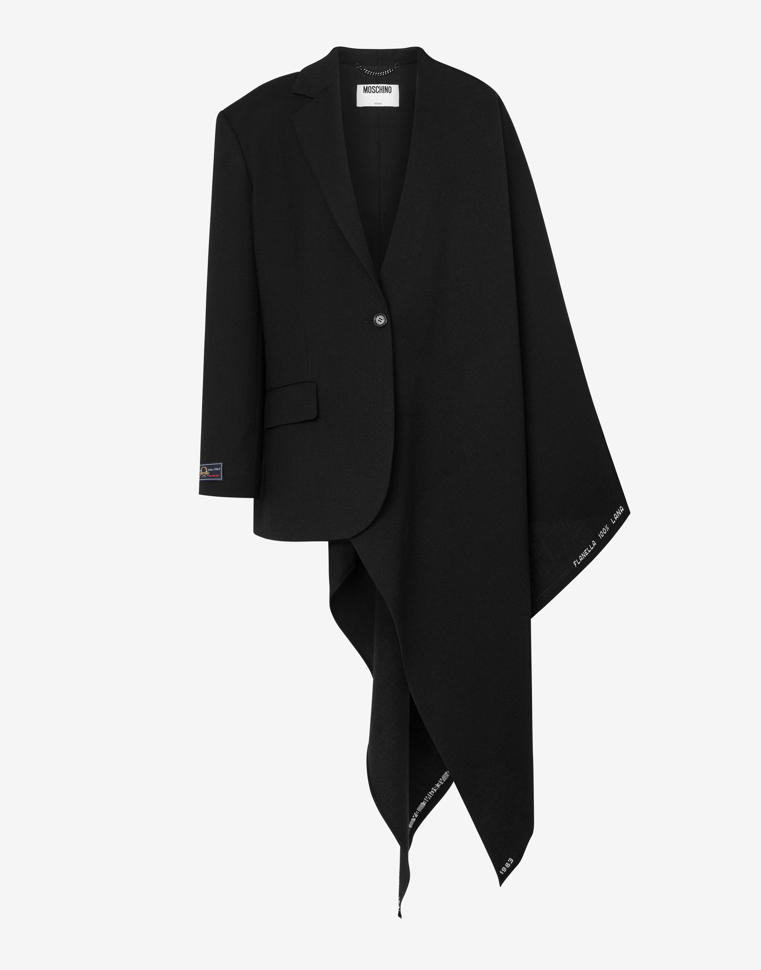 Flanelljacke aus Wolle 