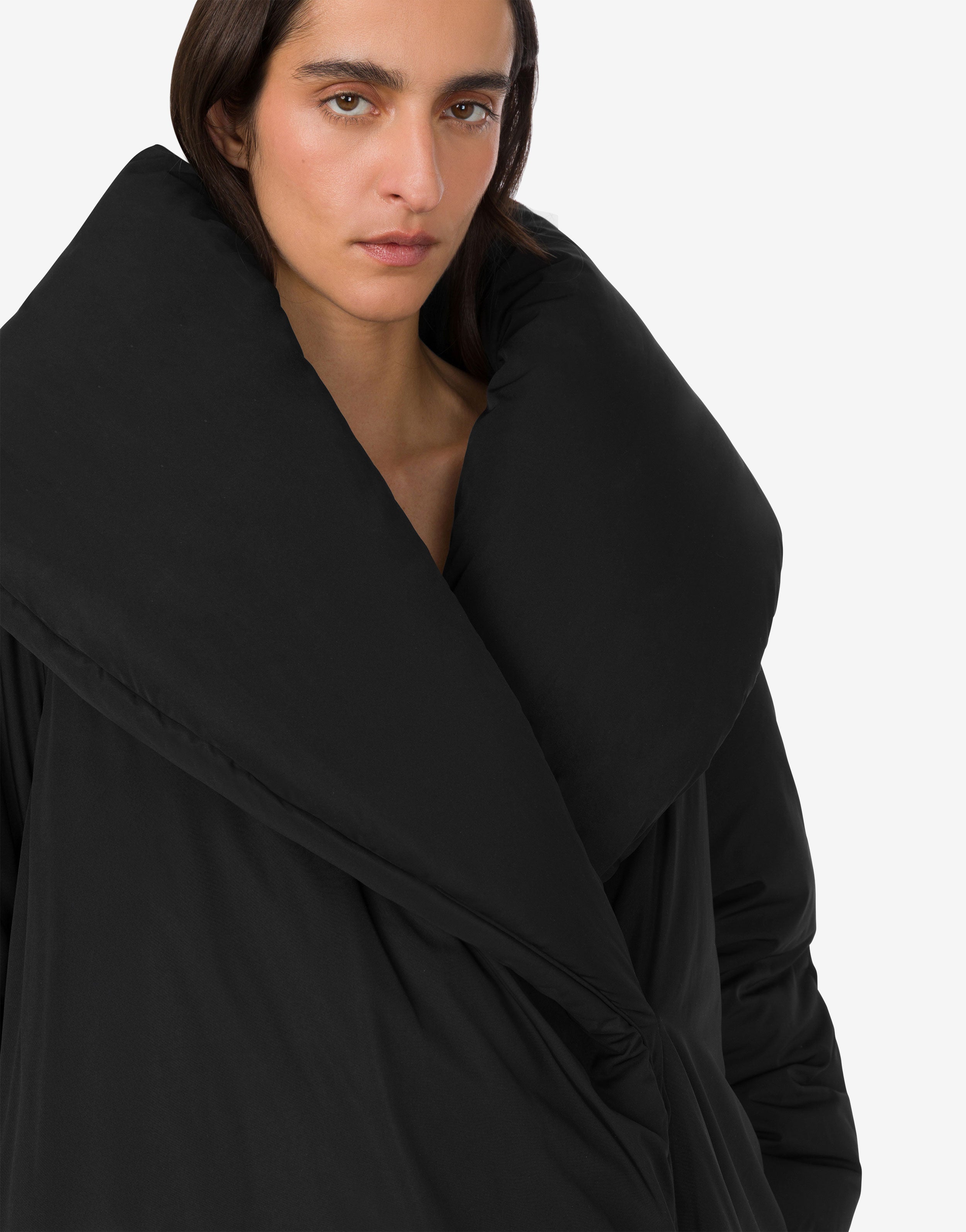 Oversized down jacket in technical fabric | Moschino