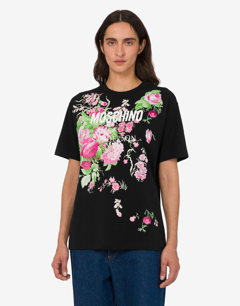 プリント・ヘビーコットンTシャツ ブラック Moschino 2