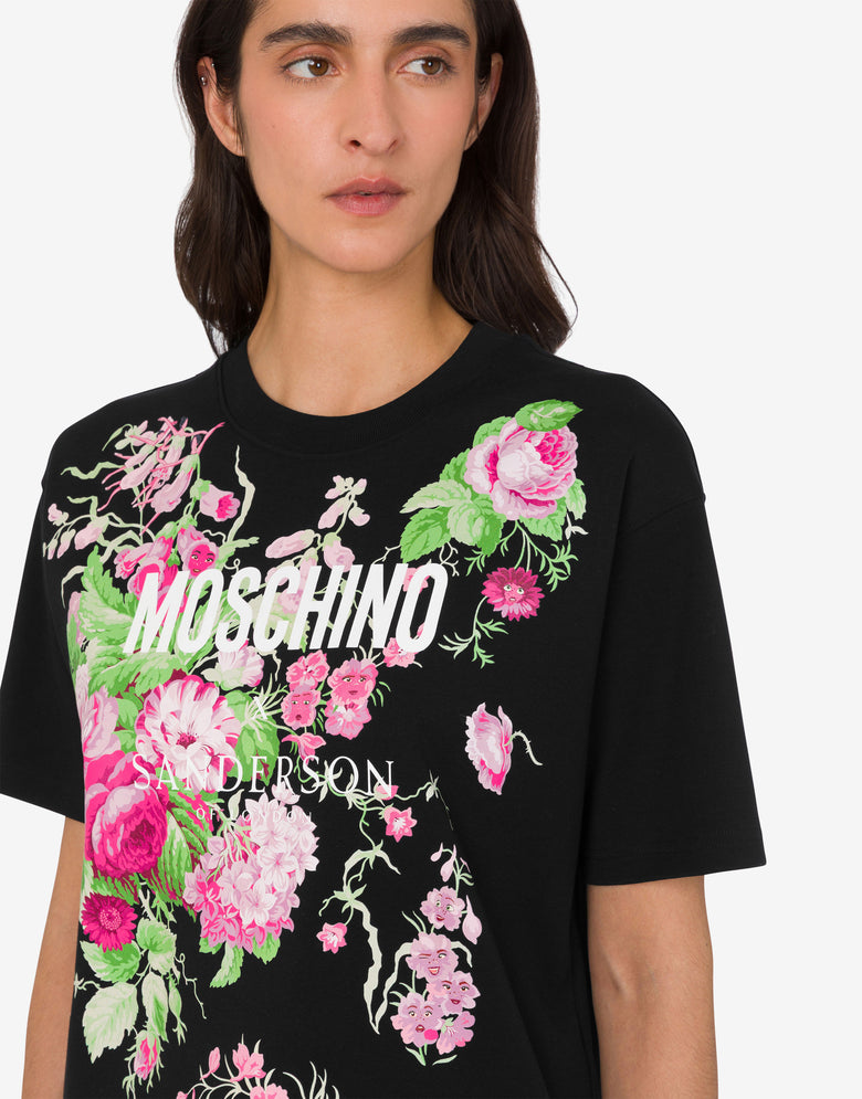 プリント・ヘビーコットンTシャツ ブラック Moschino 4
