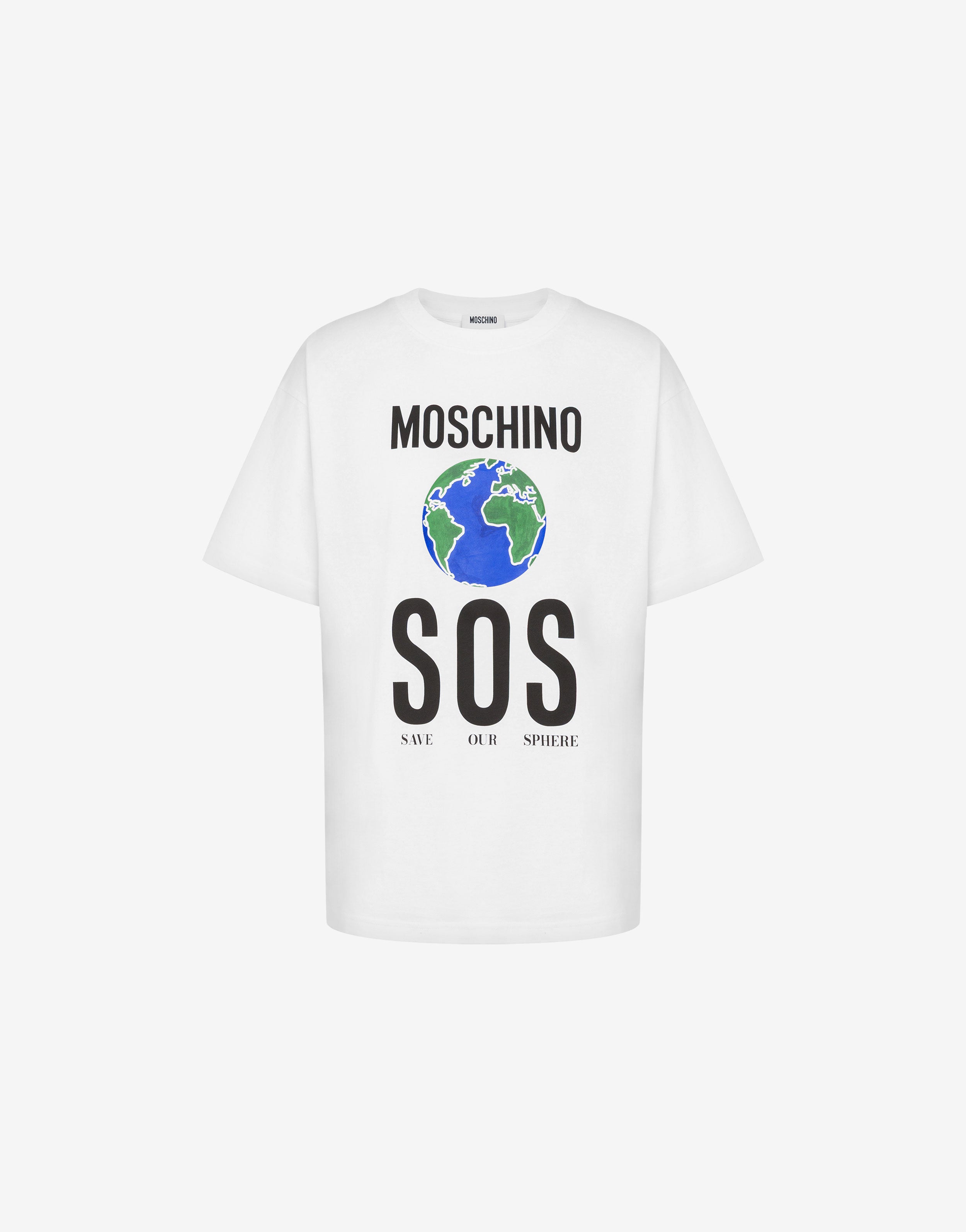Printed organic cotton jersey T-shirt