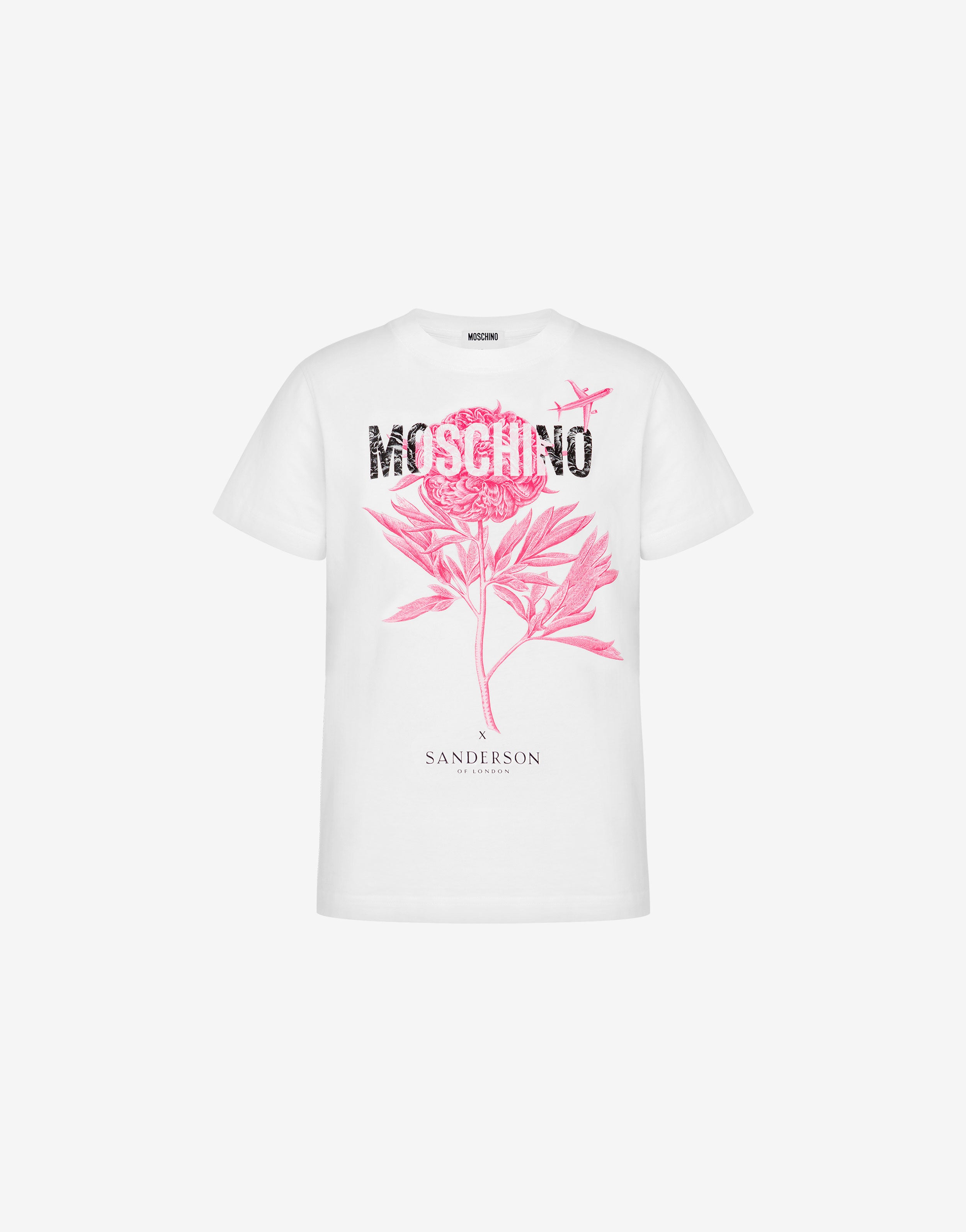 【Moschino】プリントコットンジャージーTシャツ Printed organic cotton jersey T-shirt | Moschino