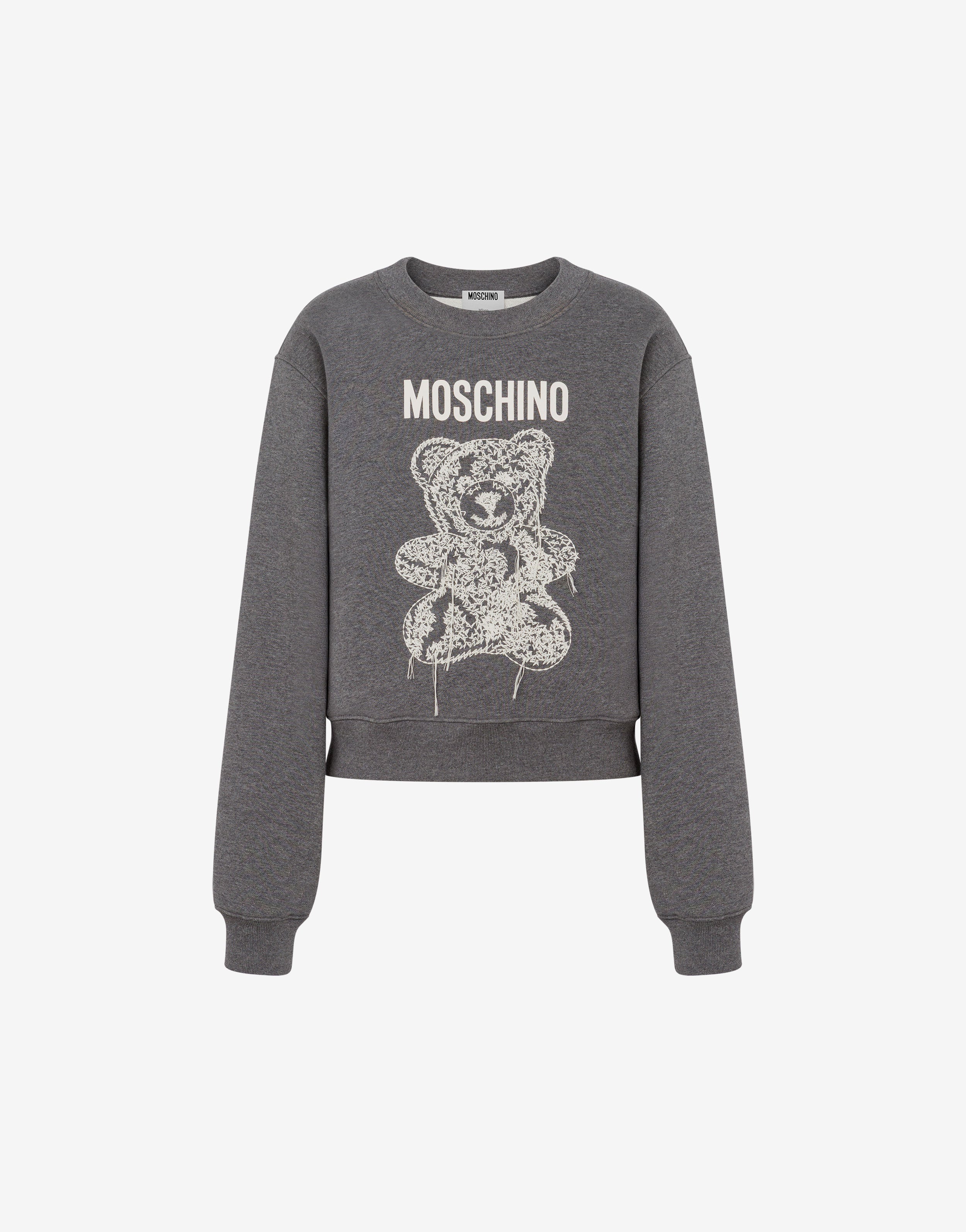 Moschino Teddy Bear Organic Cotton Sweatshirt