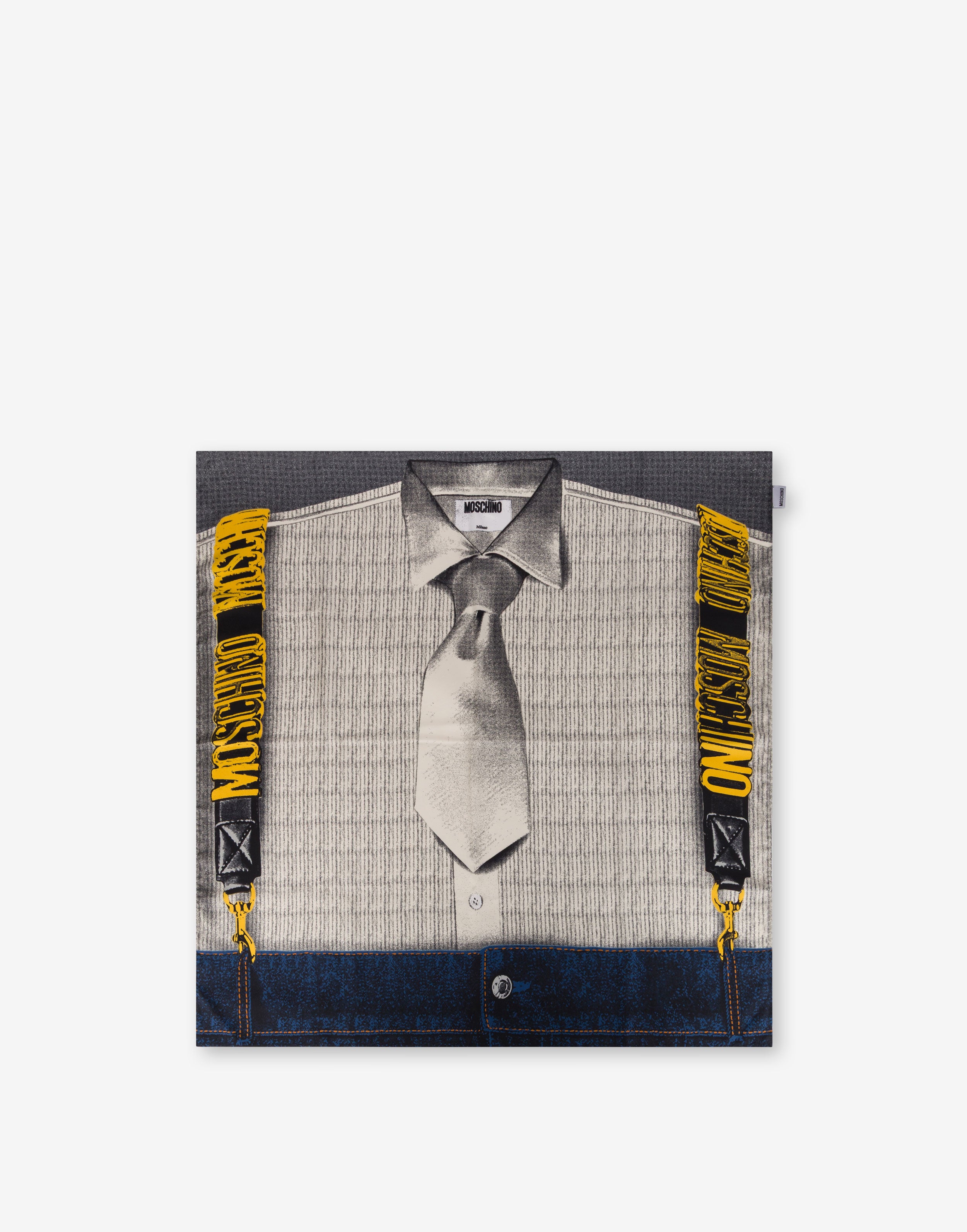 Foulard in twill di seta stampato