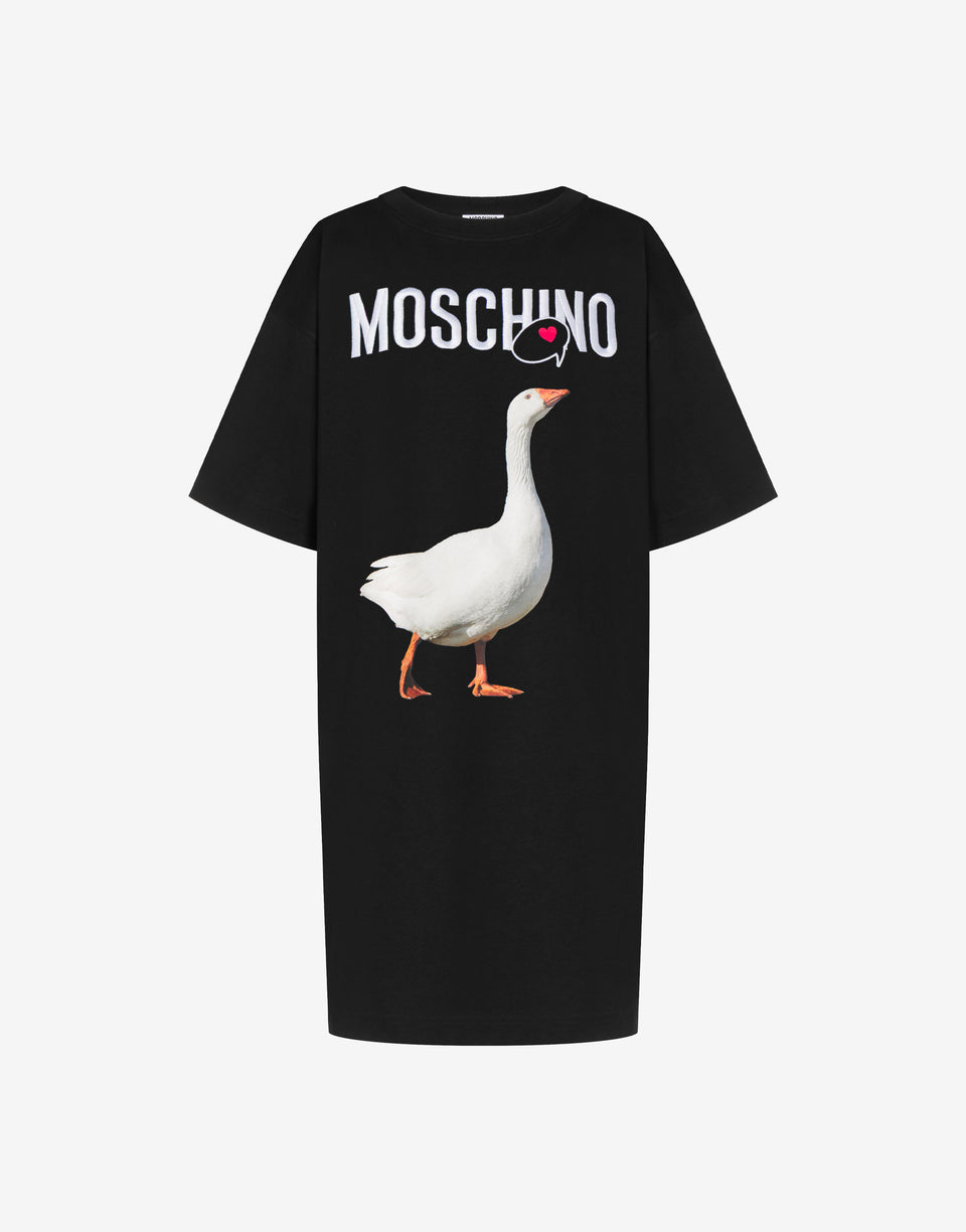 Jersey-Kleid aus Bio-Baumwolle von Goose  Moschino 0