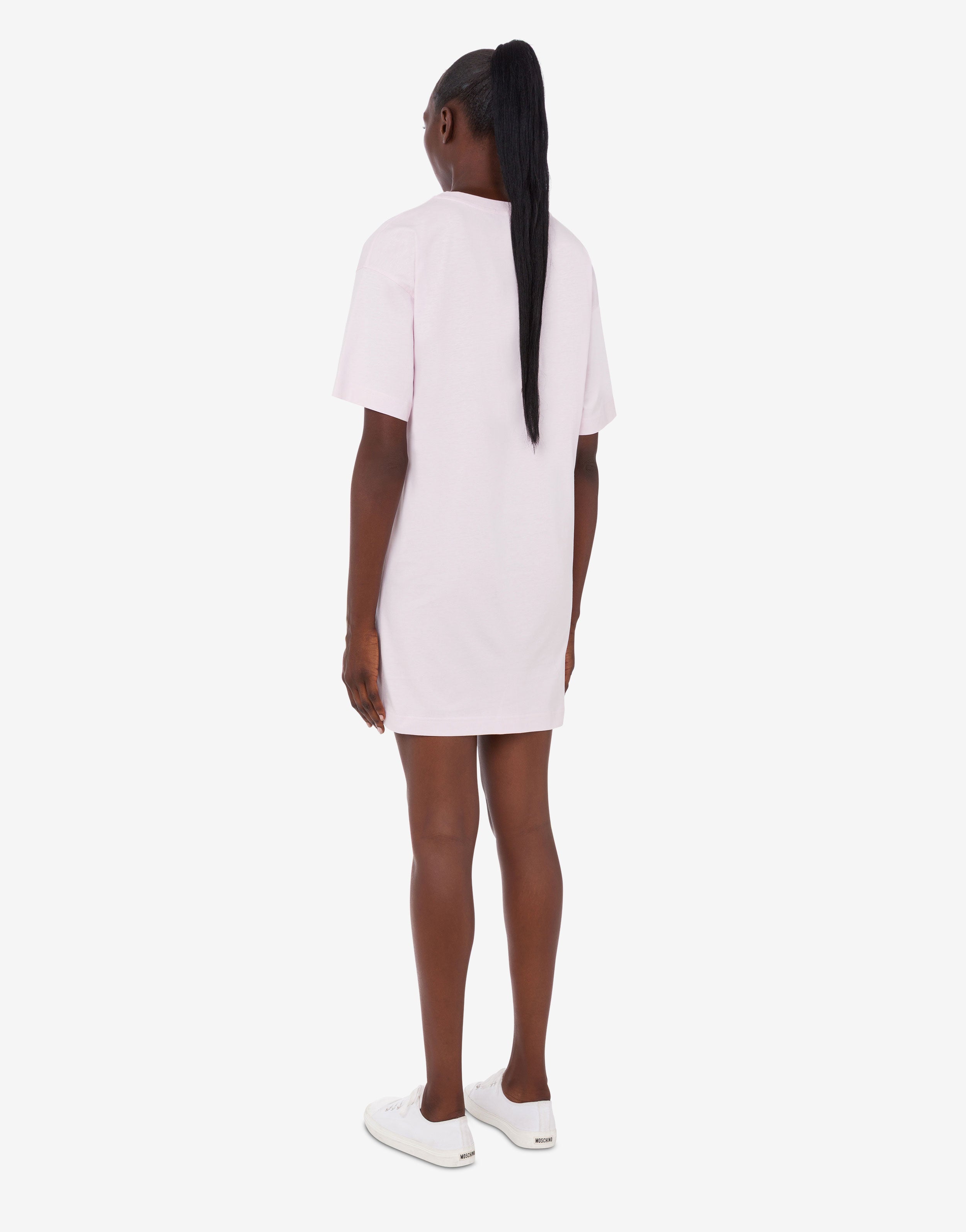 Goose organic cotton jersey dress | Moschino